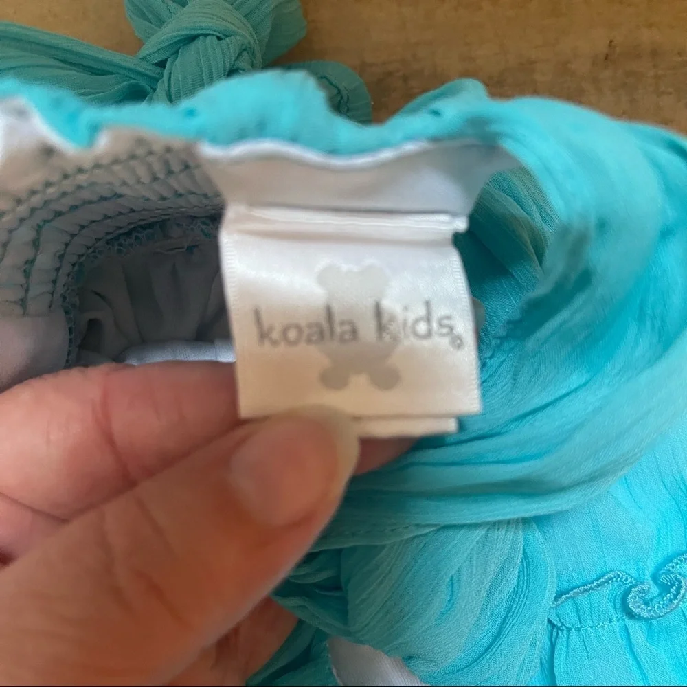 Koala Kids Blue Tiered Sundress​